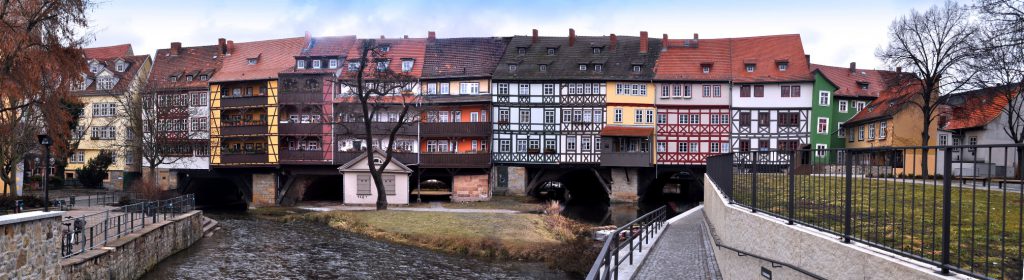 Erfurt Panorama Fachwerk