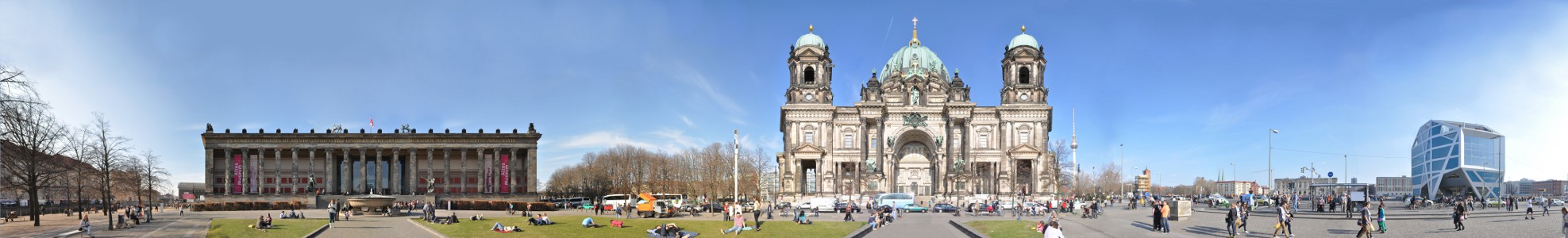 Lustgarten mit Berliner Dom und Altes Museum
