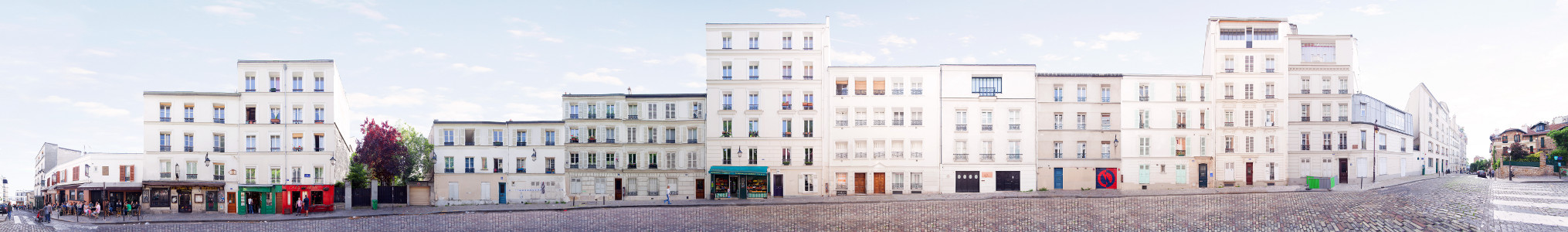 paris rue gabrielle foto image monmartre