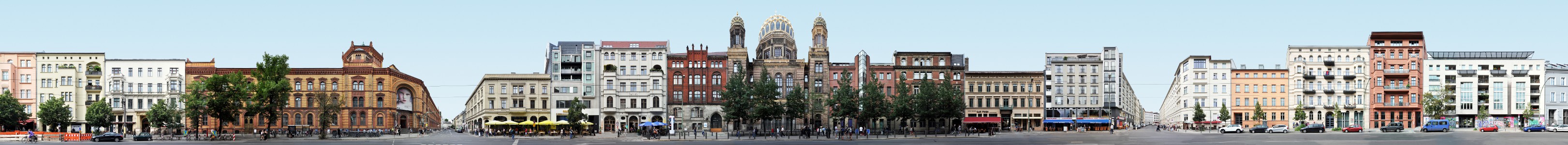 Berlin Strassenpanorama Neue Synagoge Postfuhramt