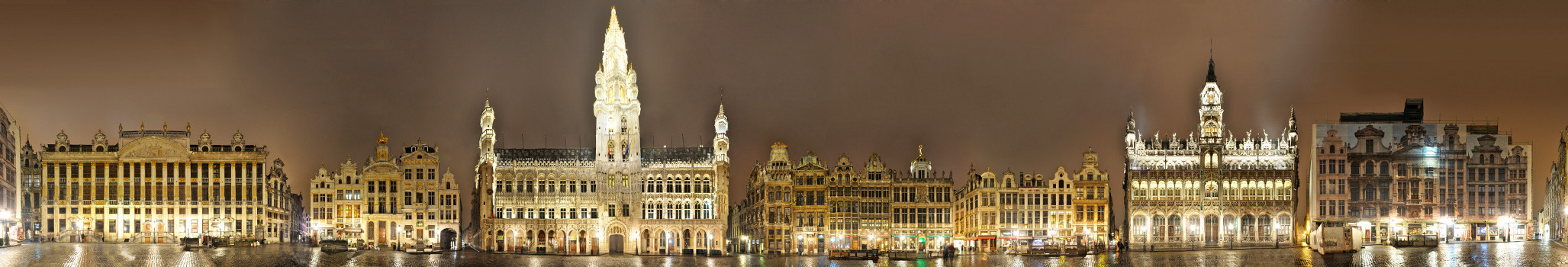 Panorama Image Brussels Bruxelles Grand Place