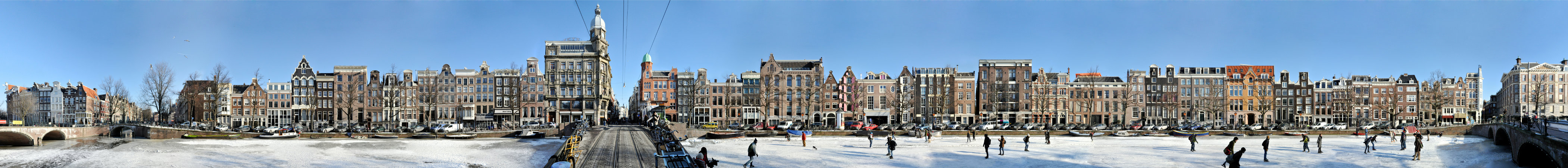 Keizersgracht Amsterdam Panorama