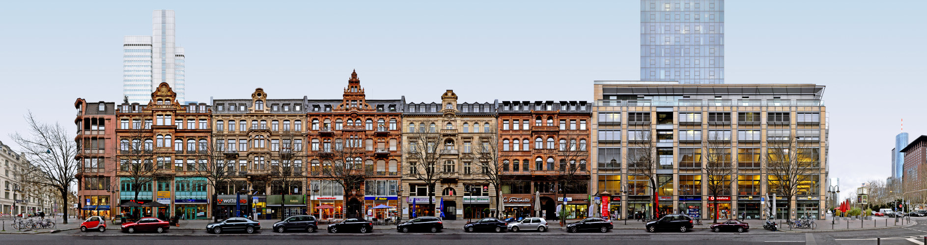 Kaiserstrasse Frankfurt Gallileo Silberturm