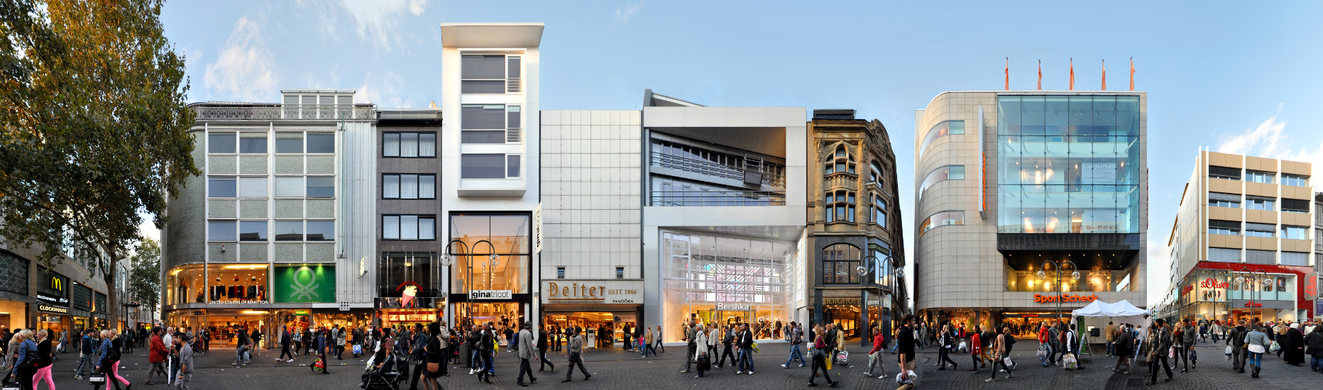 Cologne Schildergasse Shopping Street Image