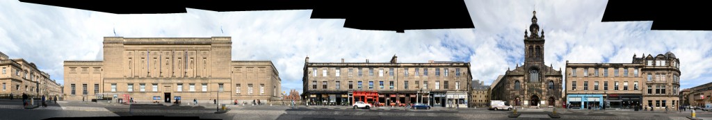 Edinburgh National Library Scotland Panorama