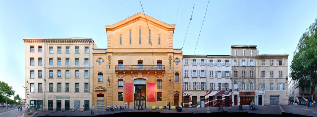 Marseille Street Front View Panorama