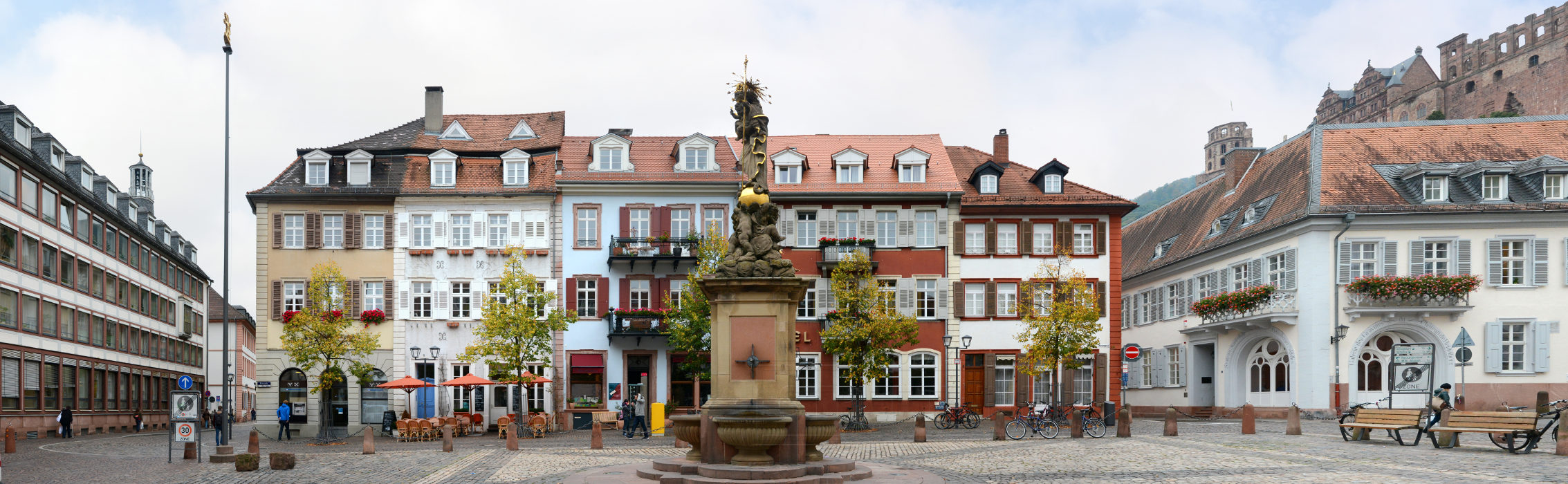 Heidelberg Kornmarkt Fassaden