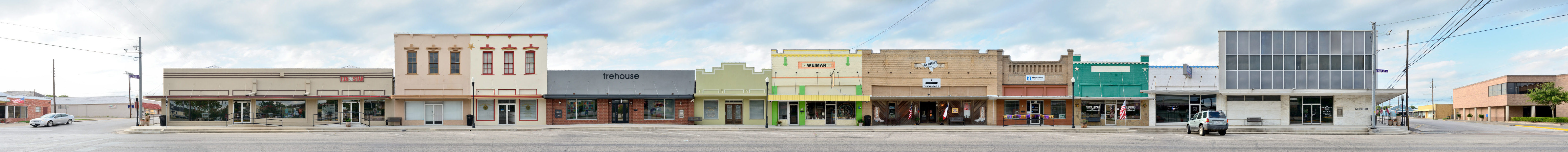 Weimar Texas streetview architecture photography