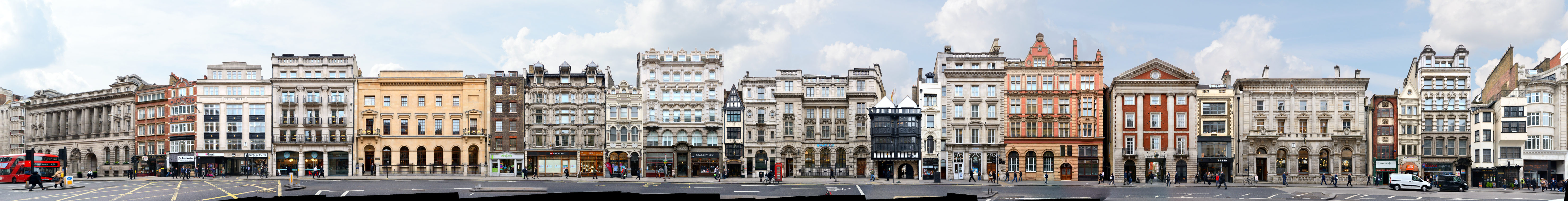 London Fleet Street Architecture street front