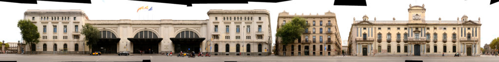 Barcelona Bahnhof Spanien Katalonien Architektur Panorama