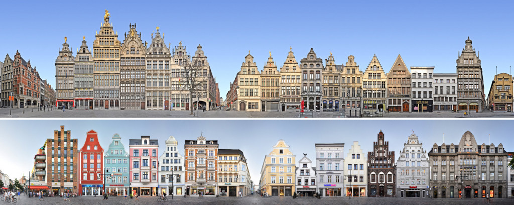 Rostock Antwerpen Partnerstädte im Panorama