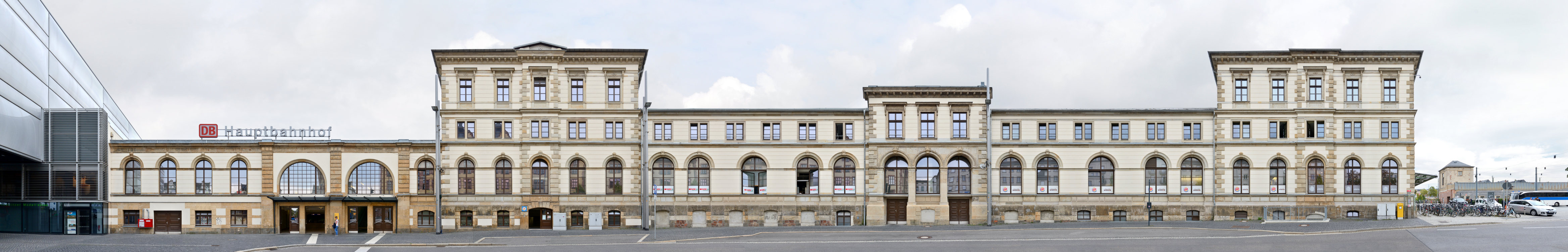 Chemnitz Hauptbahnhof Fassade Architekturfotografie