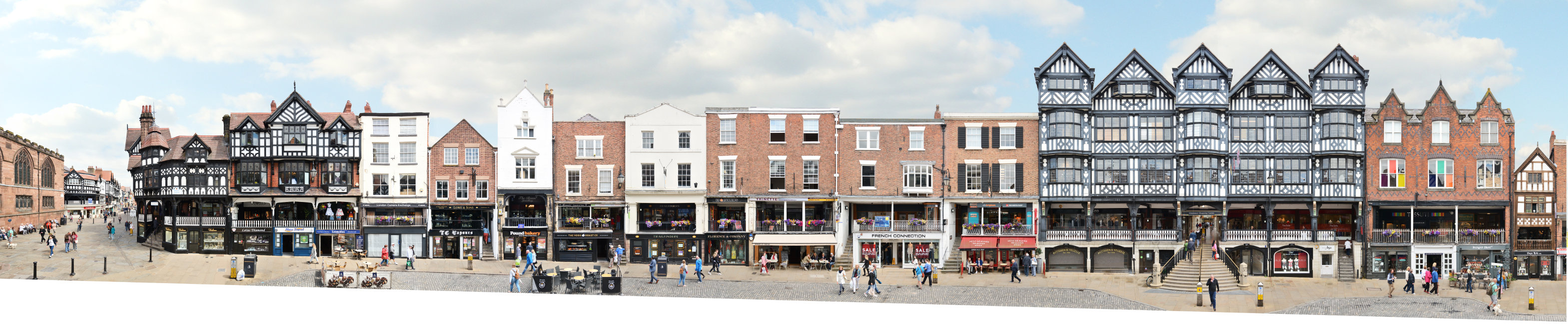 Chester Black and White Revival Panorama
