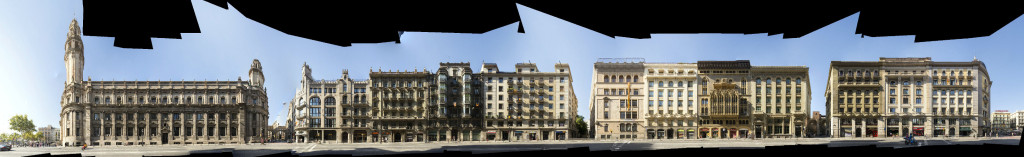 Postal Office Posta Via Laietana Barcelona streetview panorama
