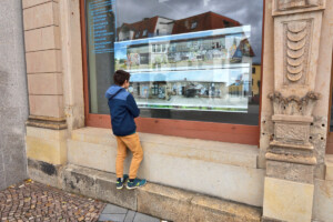 industry culture exhibition with street art in Saxony, Werdau